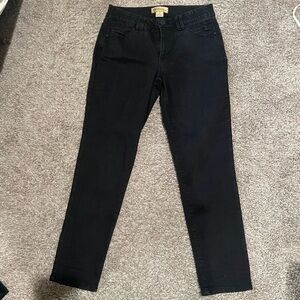 Democracy black skinny ankle jeans